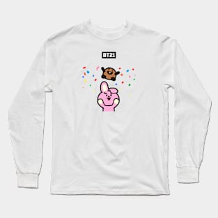 bt21 bts exclusive design 12 Long Sleeve T-Shirt